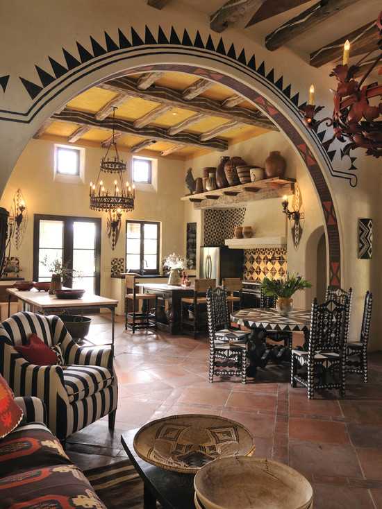 Африканська екзотика в інтер’єрі: як створити яскравий і автентичний простір 3 - Int Mebel интерьер в африканском стиле