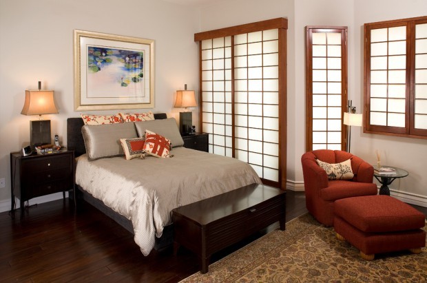 Азіатський стиль у декорі спальні: тонкощі китайського та японського дизайну 6 - Int Mebel спальня в азиатском стиле