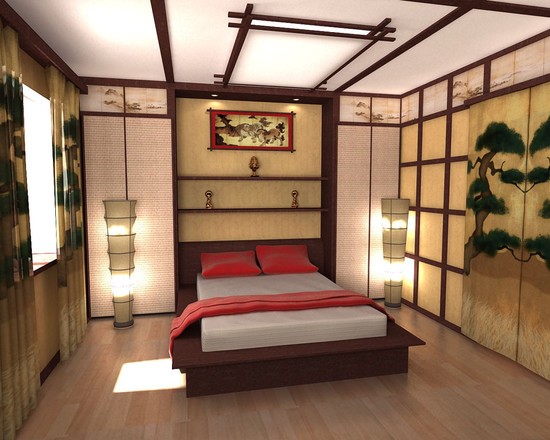 Азіатський стиль у декорі спальні: тонкощі китайського та японського дизайну 11 - Int Mebel спальня в азиатском стиле