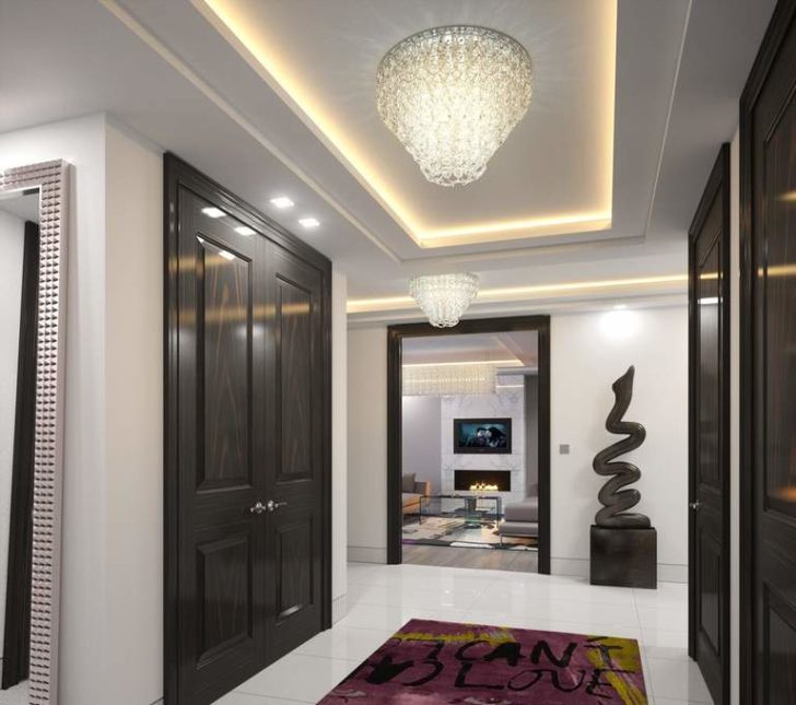 Що таке паряща натяжна стеля: види, монтаж і дизайн 3 - Int Mebel парящий потолок