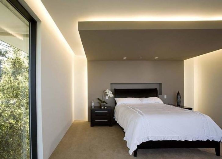 Що таке паряща натяжна стеля: види, монтаж і дизайн 19 - Int Mebel парящий потолок