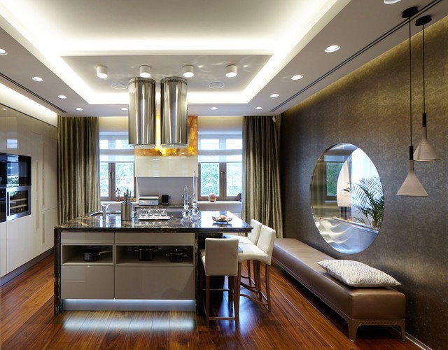 Що таке паряща натяжна стеля: види, монтаж і дизайн 27 - Int Mebel парящий потолок