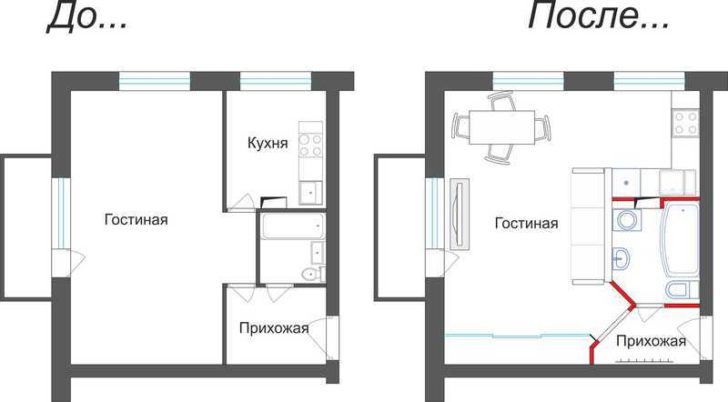 Як зробити якісний та економний ремонт в однокімнатній квартирі своїми руками 16 - Int Mebel недорогой ремонт в однушке