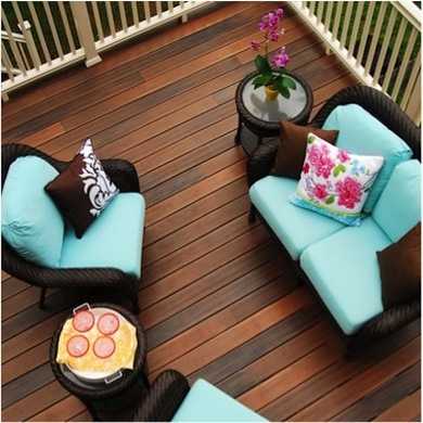 Композитный настил дубового цвета