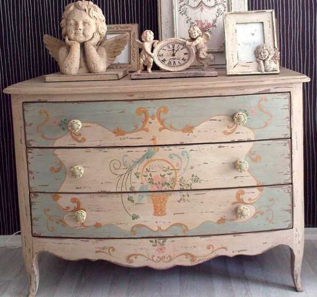 Фото комода в стиле Прованс Фото комода в стиле Прованс
