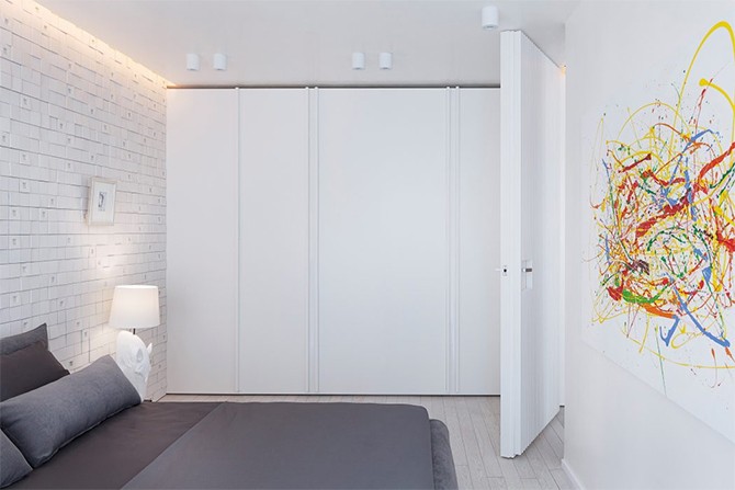 Дизайн квартири 60 кв.м у білому кольорі: стильні ідеї 5 - Int Mebel shkaf-v-spaline