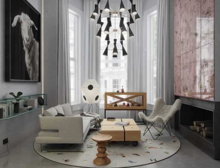 Дизайн интерьера лондонского мезонина