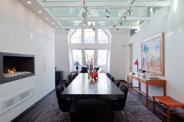 Дизайн інтер’єру двоповерхової квартири: поєднання скандинавського мінімалізму та азійської гармонії 7 - Int Mebel stolovaya1