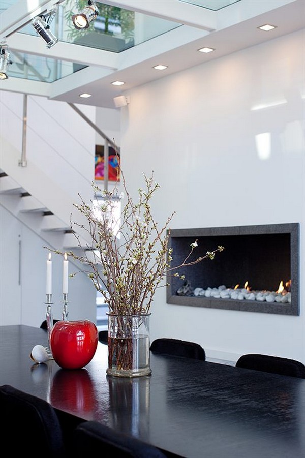 Дизайн інтер’єру двоповерхової квартири: поєднання скандинавського мінімалізму та азійської гармонії 8 - Int Mebel kamin