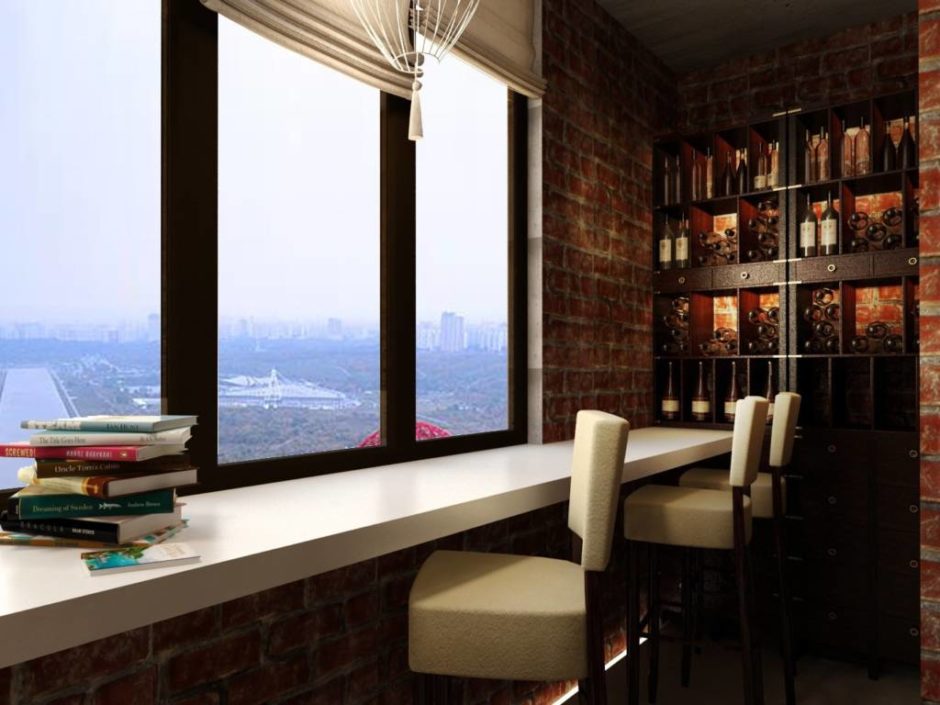 Спальня з балконом: ідеї дизайну, як поєднати простір 6 - Int Mebel Идеи объединения балкона с комнатой