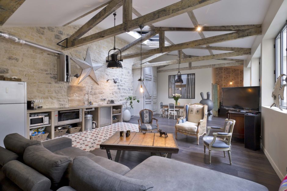 Еклектичні стелі в стилі лофт: матеріали, дизайн та особливості 20 - Int Mebel Еклектичні стелі в стилі лофт: матеріали, дизайн та особливості 19 - Int Mebel