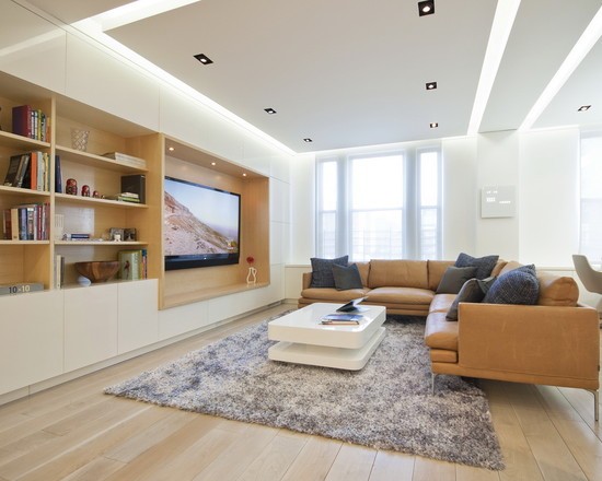 Ідеї модерну для сучасної вітальні: стиль, декор та функціональність 1 - Int Mebel гостиная в стиле модерн