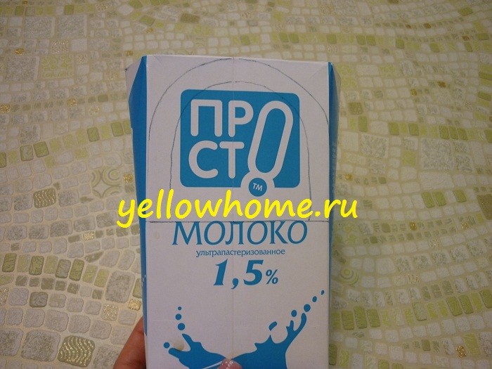 Як зробити красиву подарункову упаковку з пакета від молока: покроковий майстер-клас 4 - Int Mebel 3