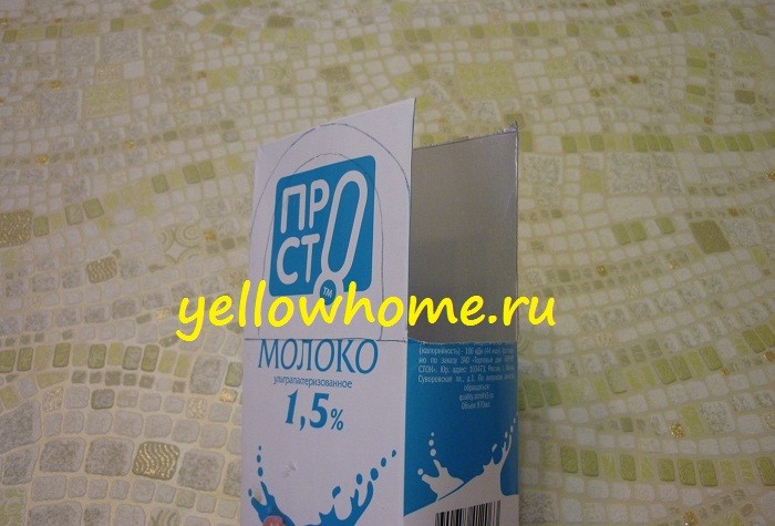 Як зробити красиву подарункову упаковку з пакета від молока: покроковий майстер-клас 5 - Int Mebel 4