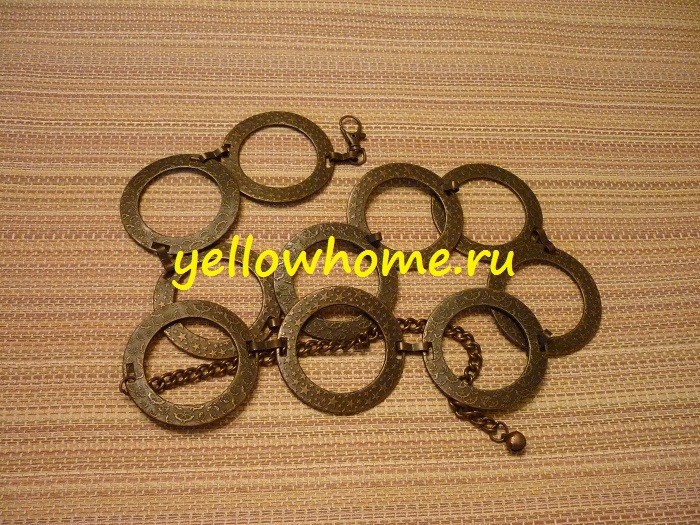 Ідея для рукоділля: як зробити вішалку з кільцями своїми руками 3 - Int Mebel foto-2