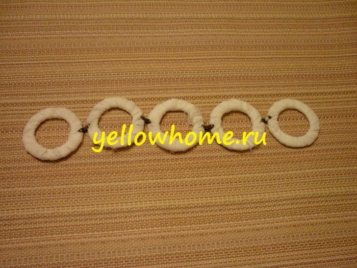 Ідея для рукоділля: як зробити вішалку з кільцями своїми руками 7 - Int Mebel foto-6