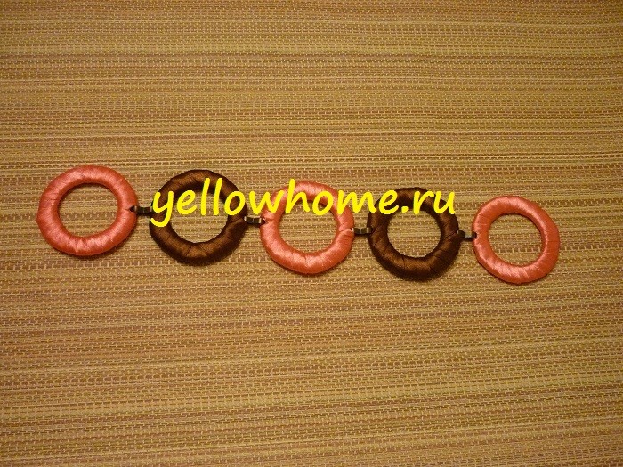 Ідея для рукоділля: як зробити вішалку з кільцями своїми руками 8 - Int Mebel foto-7