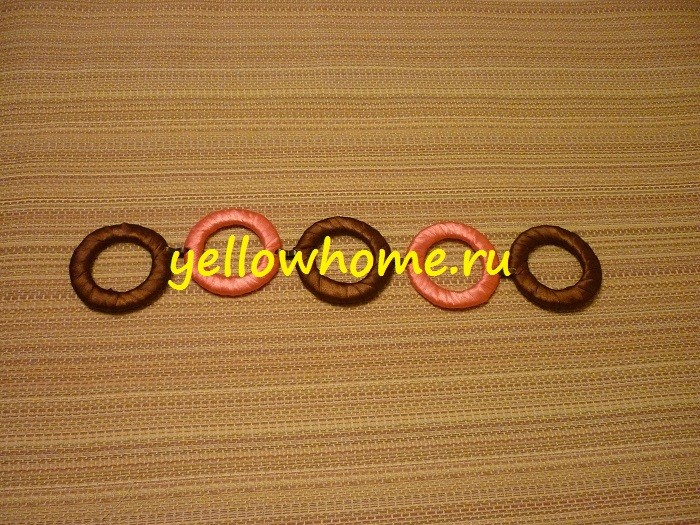 Ідея для рукоділля: як зробити вішалку з кільцями своїми руками 9 - Int Mebel foto-8