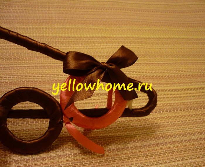 Ідея для рукоділля: як зробити вішалку з кільцями своїми руками 11 - Int Mebel foto-10