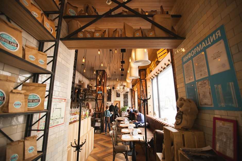 Інтер’єр тижня: унікальний проект кав’ярні від Cross Art Studio в Нижньому Новгороді 1 - Int Mebel Cross Art Studio