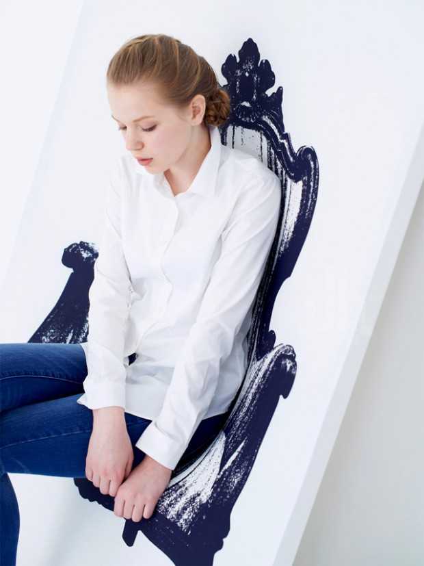 Интригующее кресло, которую можно повесить на стене от YOY Дизайн 3