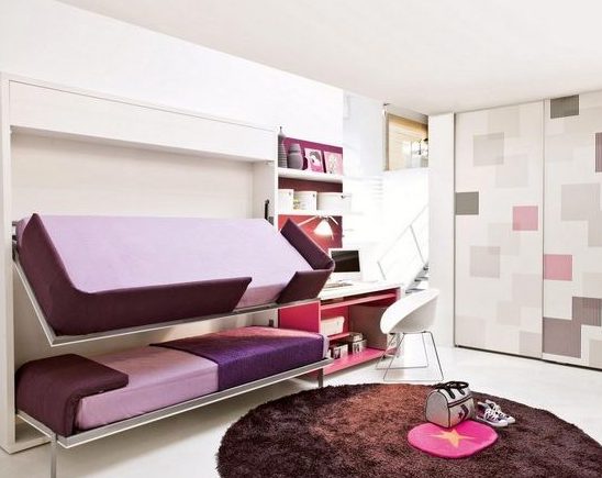 Раціональне облаштування спального місця: вбудовані ліжка у шафах для будь-якого інтер’єру 12 - Int Mebel встроенная кровать в шкаф