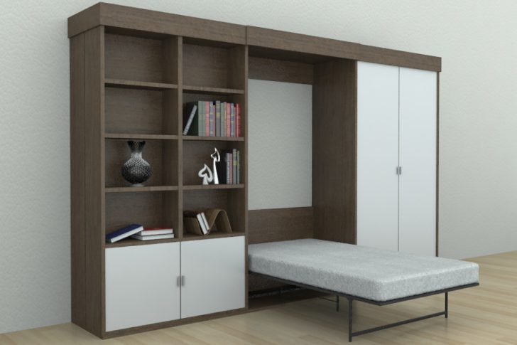 Раціональне облаштування спального місця: вбудовані ліжка у шафах для будь-якого інтер’єру 18 - Int Mebel встроенная кровать в шкаф