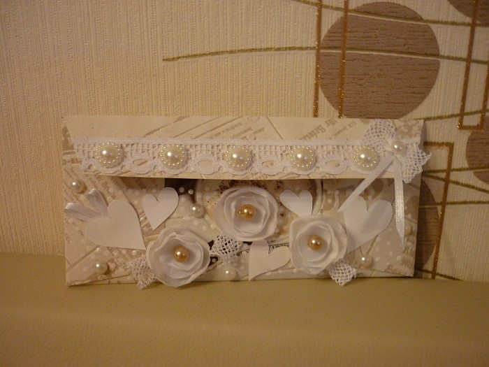 Як зробити весільний конверт для грошей із шпалер своїми руками: покрокова інструкція 2 - Int Mebel p1190980