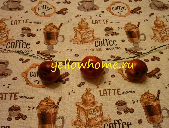 Як зробити вінок на голову з осіннього листя, яблук і рябини: покроковий майстер-клас 7 - Int Mebel