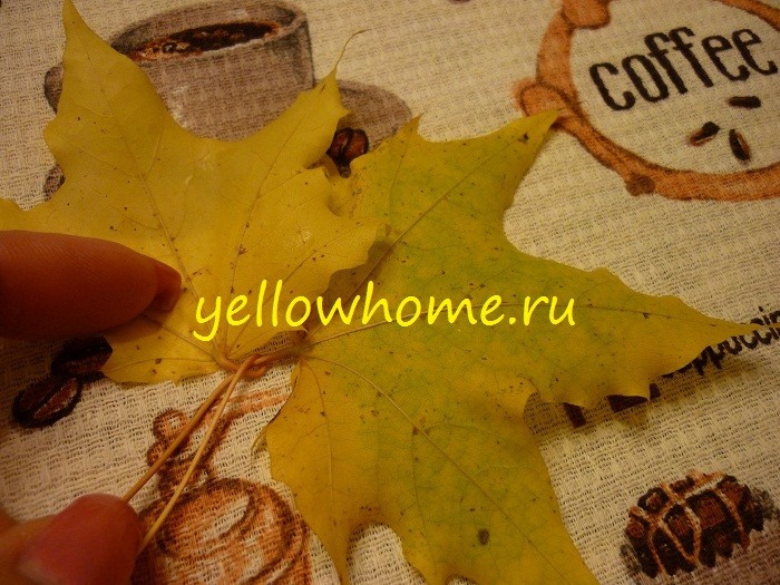 Як зробити вінок на голову з осіннього листя, яблук і рябини: покроковий майстер-клас 11 - Int Mebel