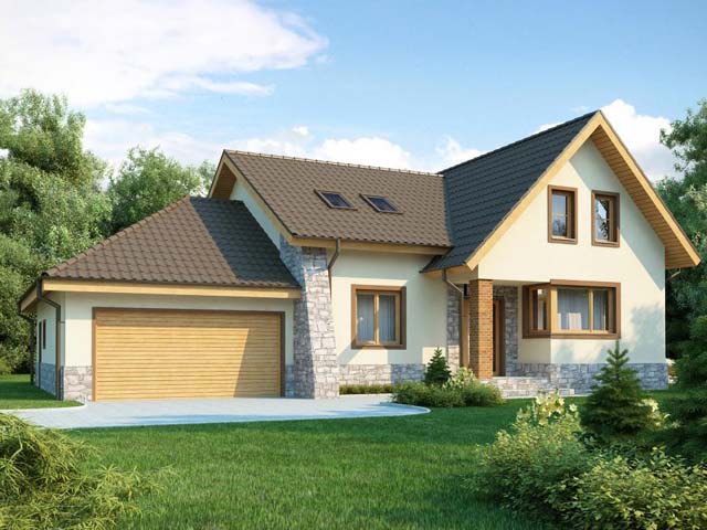 Цегляні будинки у сучасному стилі 27 - Int Mebel цегляний будинок