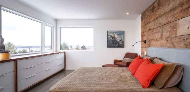 Сучасний трьохповерховий котедж на скелястому узбережжі 5 - Int Mebel Хозяйская спальня