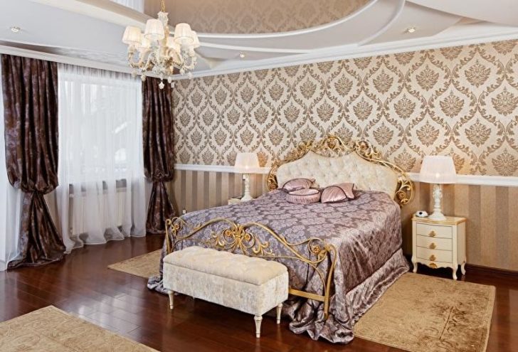 Шпалери в дизайні інтер’єру спальні: вибір, стиль та колір 42 - Int Mebel обои для спальни