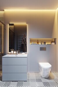 Освітлення ванної кімнати: оптимальний вибір та розташування 💡🚿