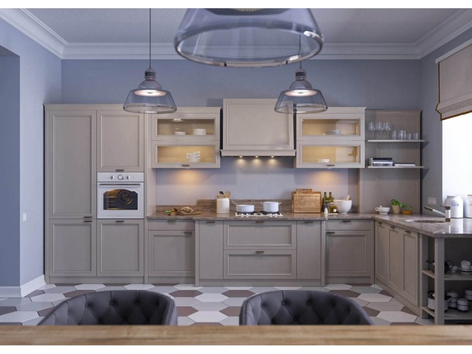 Правила ідеального дизайну кухні в лавандових тонах: поради та тренди 7 - Int Mebel Универсальный бежевый