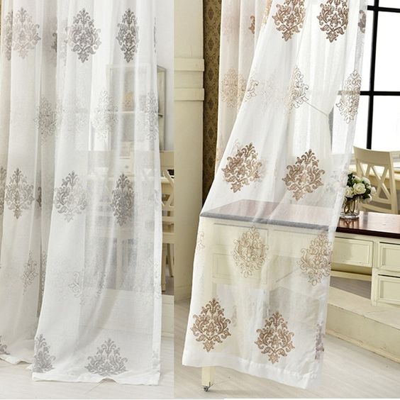 Наймодніший тюль для вітальні: огляд трендів 22 - Int Mebel тюль для зала