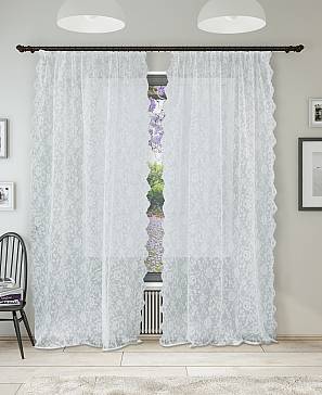 Наймодніший тюль для вітальні: огляд трендів 34 - Int Mebel тюль для зала