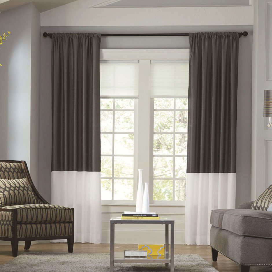 Сірі штори в інтер’єрі: гармонія спокою та стильності для вашого дому 3 - Int Mebel Популярные оттенки серых штор