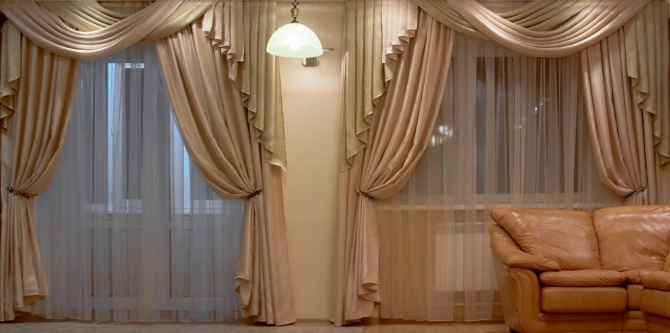 Бежеві штори в інтер’єрі: як вибрати та поєднувати в кухні, вітальні та спальні 47 - Int Mebel