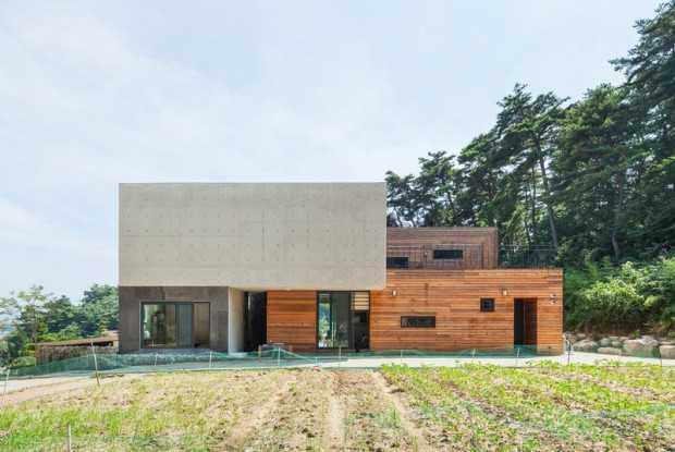 Современная резиденция на территории сельской местности в Южной Корее 2
