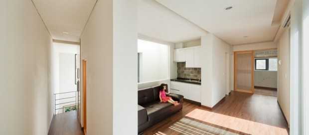 Современная резиденция на территории сельской местности в Южной Корее 9