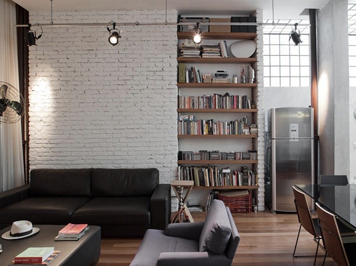 Сучасний інтер’єр вітальні з цегляною стіною: стиль, матеріали та ідеї оформлення 122 - Int Mebel Сучасний інтер’єр вітальні з цегляною стіною: стиль, матеріали та ідеї оформлення 121 - Int Mebel