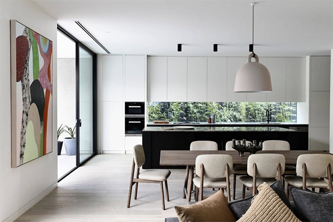 Сучасний особняк у стилі мінімалізму: гра контрастів і затишок 5 - Int Mebel kyhnya