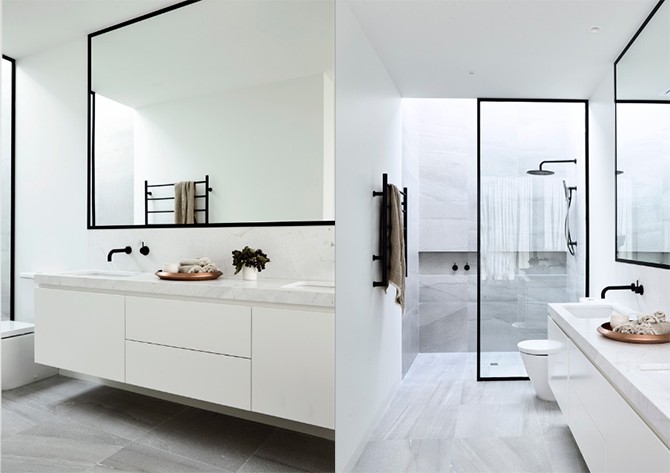 Сучасний особняк у стилі мінімалізму: гра контрастів і затишок 17 - Int Mebel dushevaya