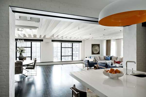 Светлый лофт от дизайн-бюро Девида Хауэлля 7