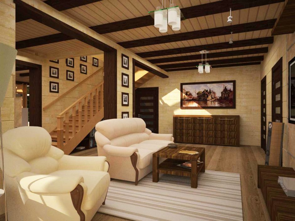 Влаштування стелі в дерев'яному будинку: основні нюанси та корисні поради 10 - Int Mebel Влаштування стелі в дерев'яному будинку: основні нюанси та корисні поради 9 - Int Mebel