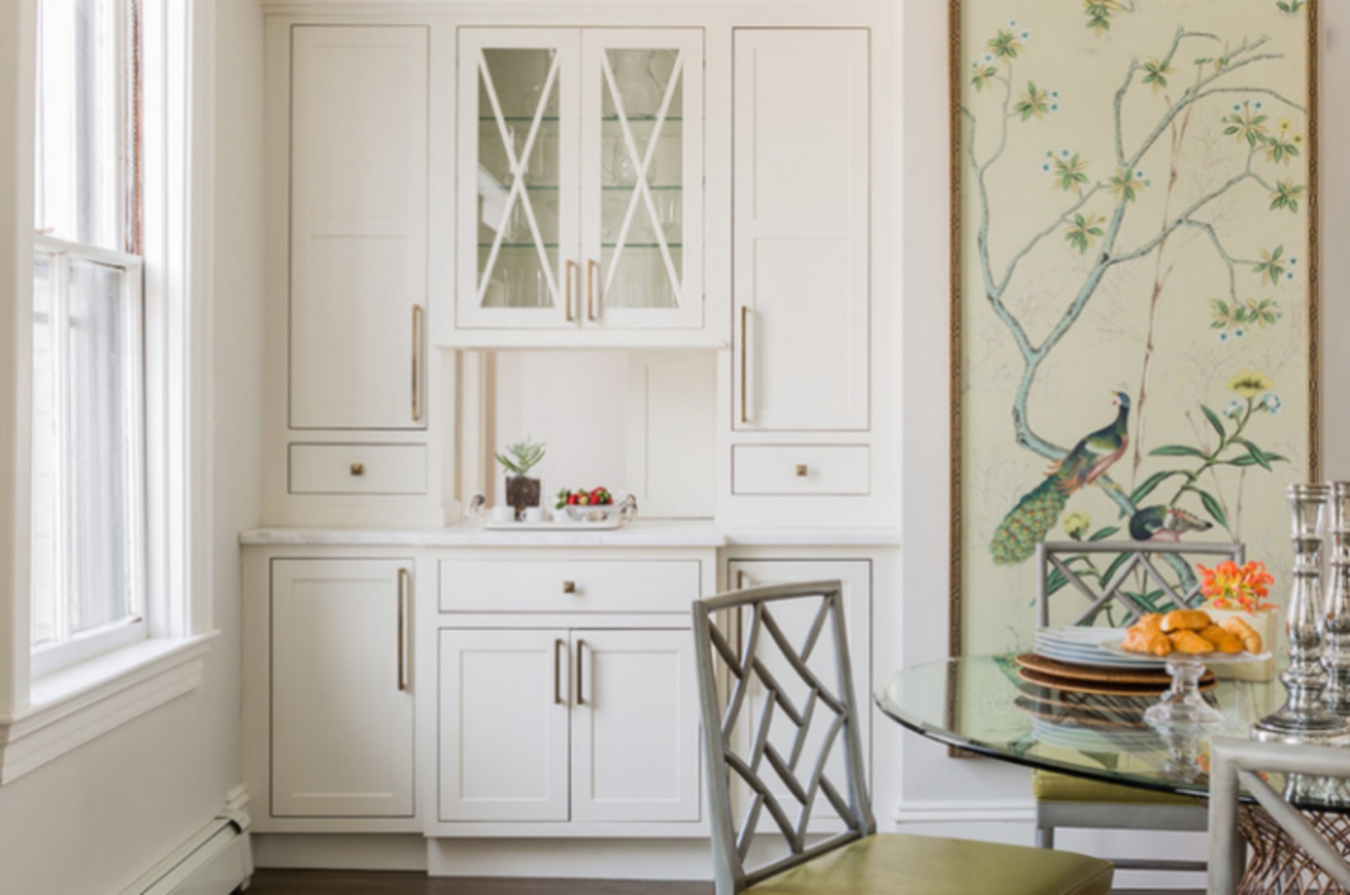 Витончені фрески в прикрасі кухонного інтер'єру 4 - Int Mebel фрески на кухні