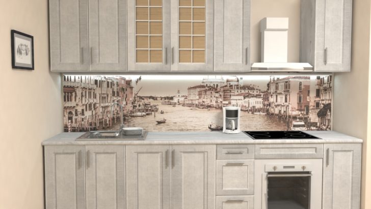 Витончені фрески в прикрасі кухонного інтер'єру 14 - Int Mebel фрески на кухні