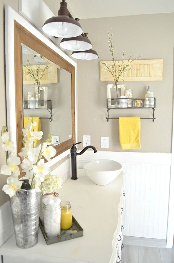 Ванна кімната в бежевих тонах: комфорт і стиль у кожній деталі 2 - Int Mebel ванная в бежевом цвете