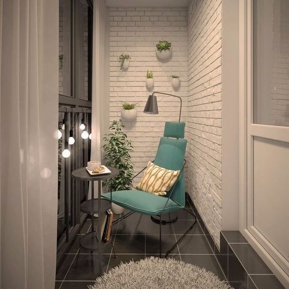 Варіанти затишного дизайну балкона з панорамним склінням 4 - Int Mebel дизайн панорамного балкона